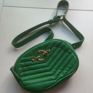 Topshop Green Bum Bag - Fanny Pack